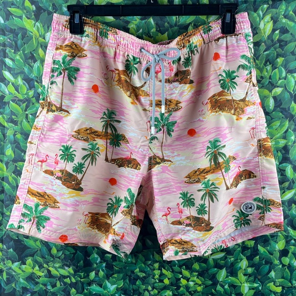 Surf cuz  Size:XXL Men’s Swim Trunks Drawstring Multi Color - Picture 7 of 8